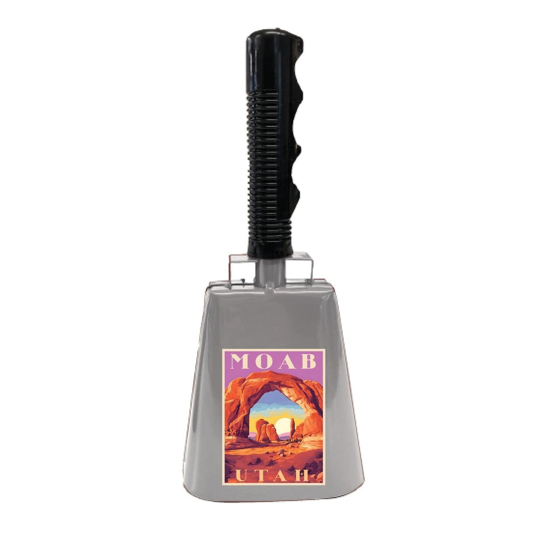 Moab Utah Design A Souvenir Destination Cowbell Image 1