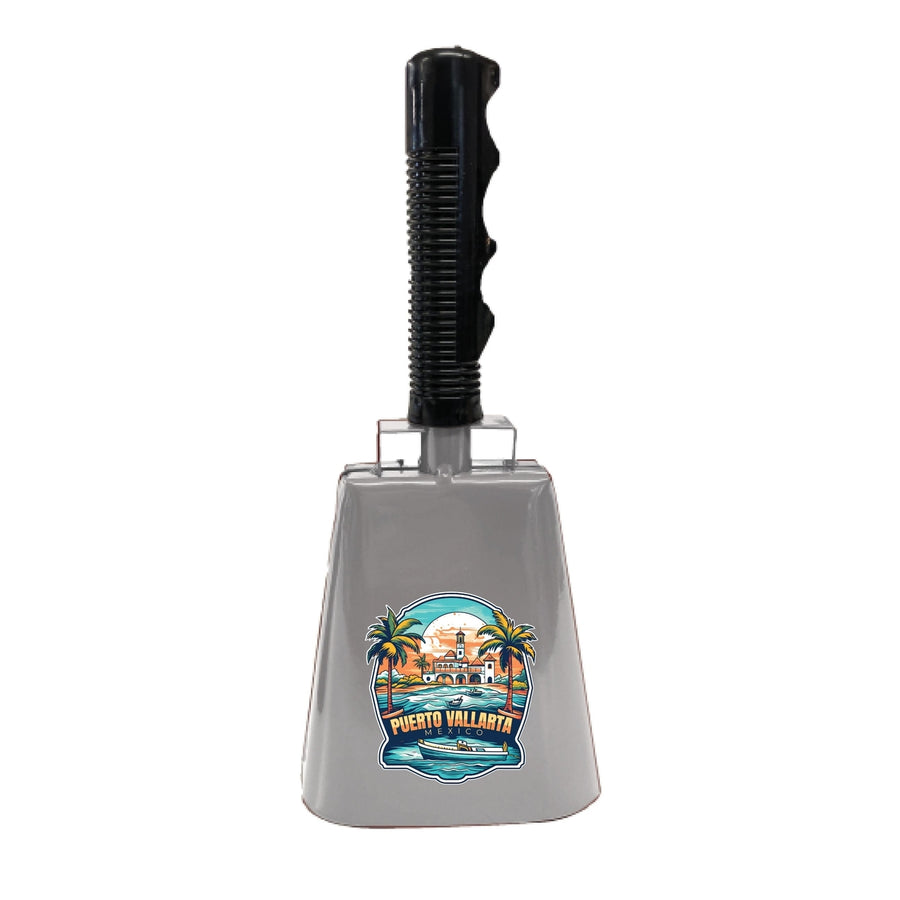 Puerto Vallarta Mexico Design A Souvenir Destination Cowbell Image 1