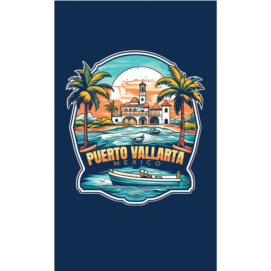 Puerto Vallarta Mexico Design A Souvenir Metal Sign 9 x 15 Image 1