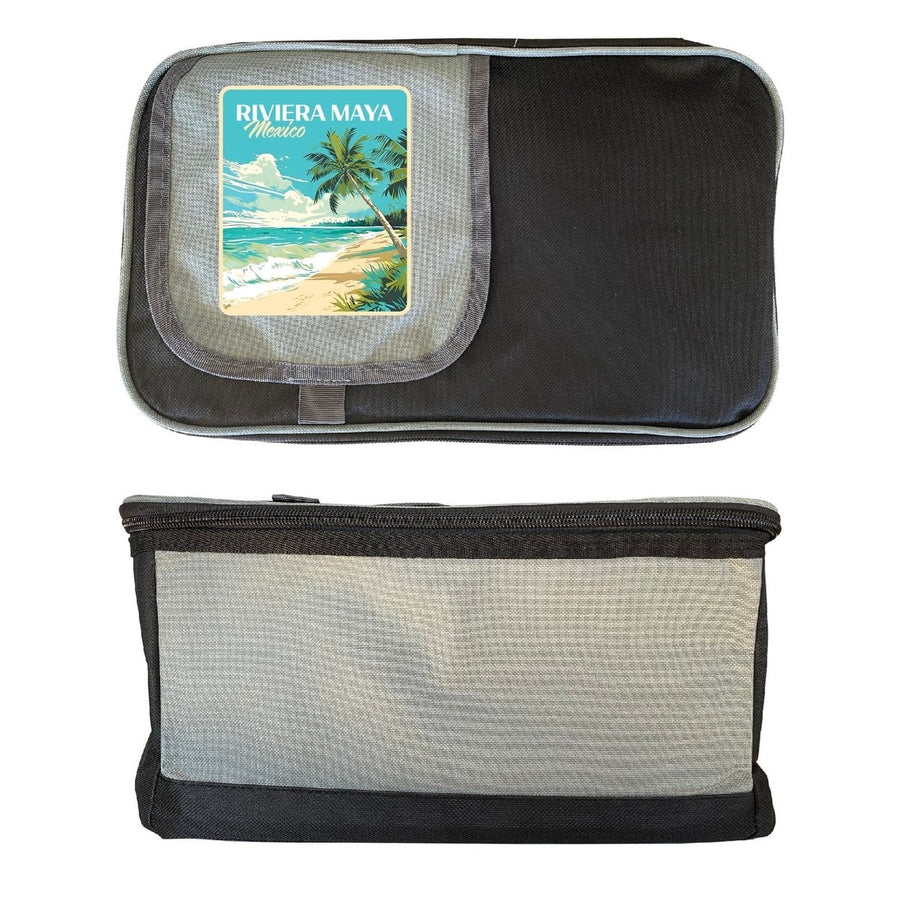 Riviera Maya Mexico Design C Souvenir Cooler 9 pack Image 1