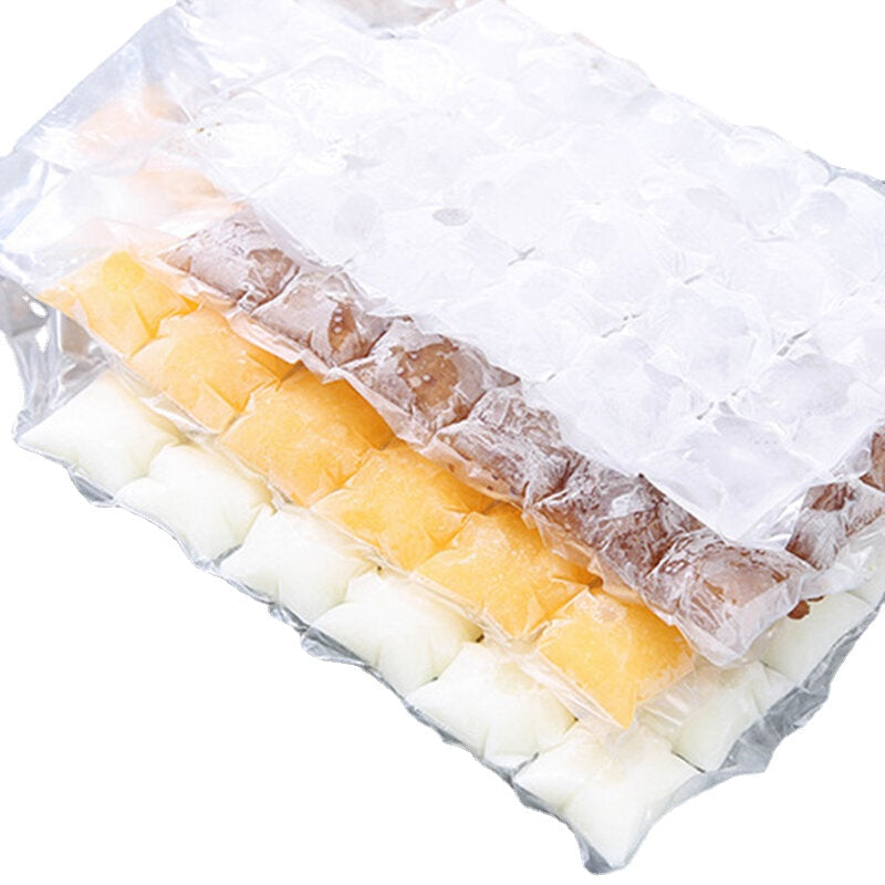 10Pcs Ice Cube Mold Disposable Self-Sealing Ice Cube Bags Transparent Faster Freezing Ice-making Mold Bag Kitchen Image 2