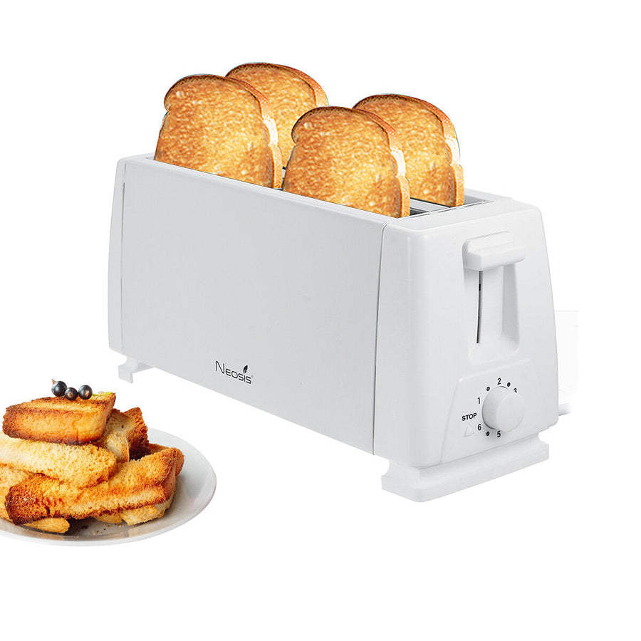 1150w 220V 4 Slices Automatic Quick Heating Bread Toaster Breakfast Maker Image 1