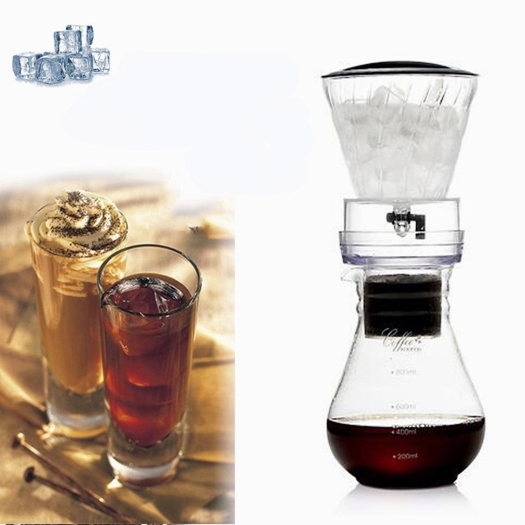 1000mL Glass Cold Iced Drip Brew Home Coffee Maker Pot Pour Over Coffee Maker Coffee Machine Image 6