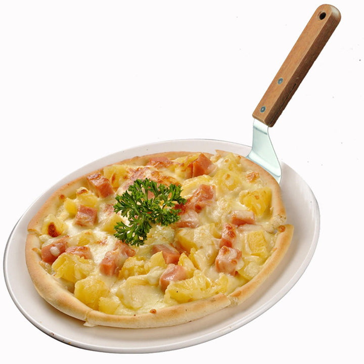 13 Inch Stainless Steel Pizza Plate Spatula Peel Shovel Cake Lifter Holder Baking Tool Image 3