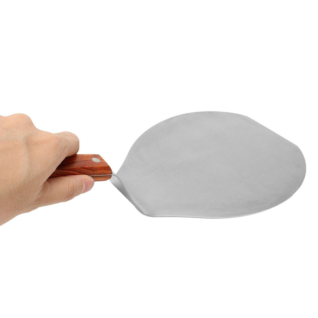 13 Inch Stainless Steel Pizza Plate Spatula Peel Shovel Cake Lifter Holder Baking Tool Image 4