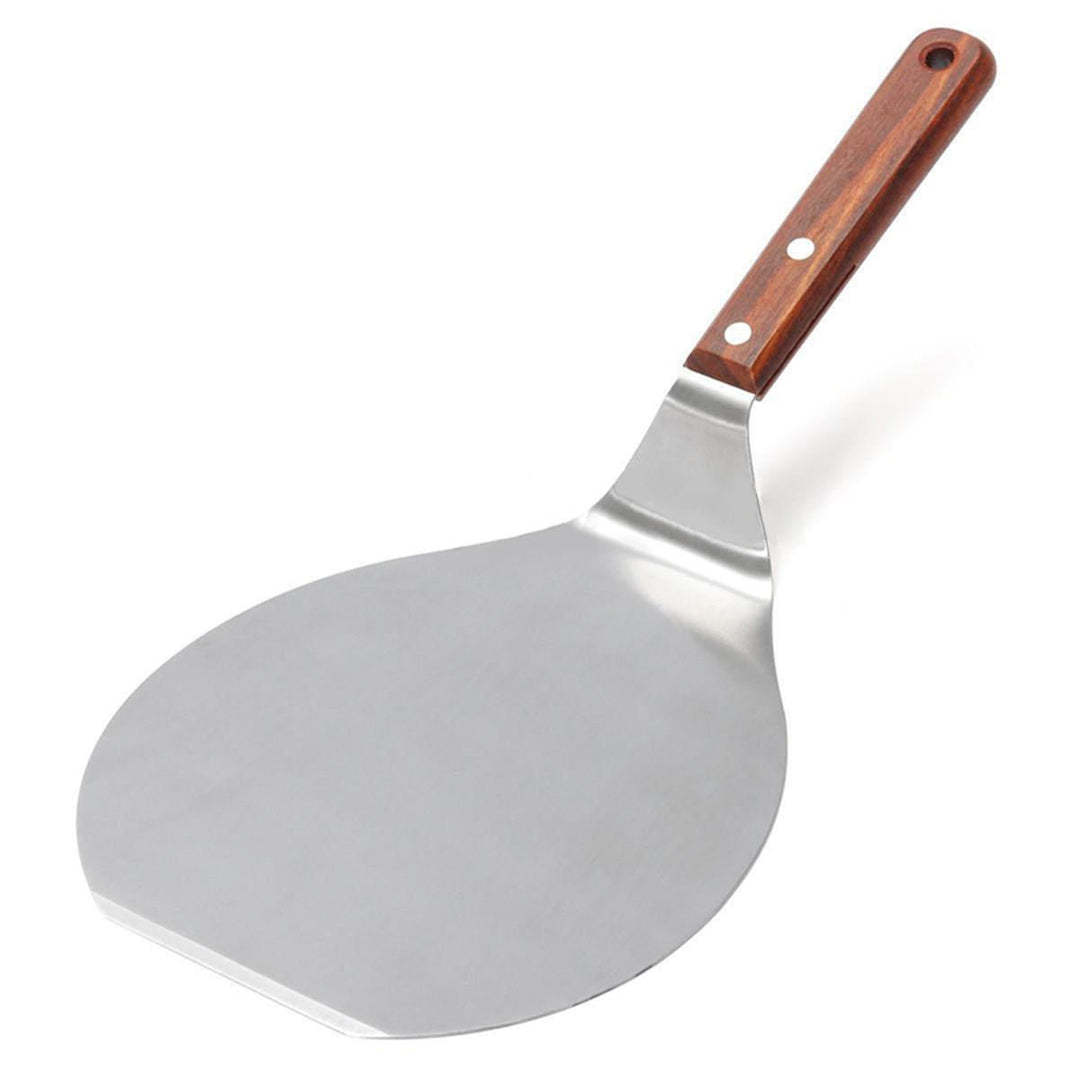 13 Inch Stainless Steel Pizza Plate Spatula Peel Shovel Cake Lifter Holder Baking Tool Image 9