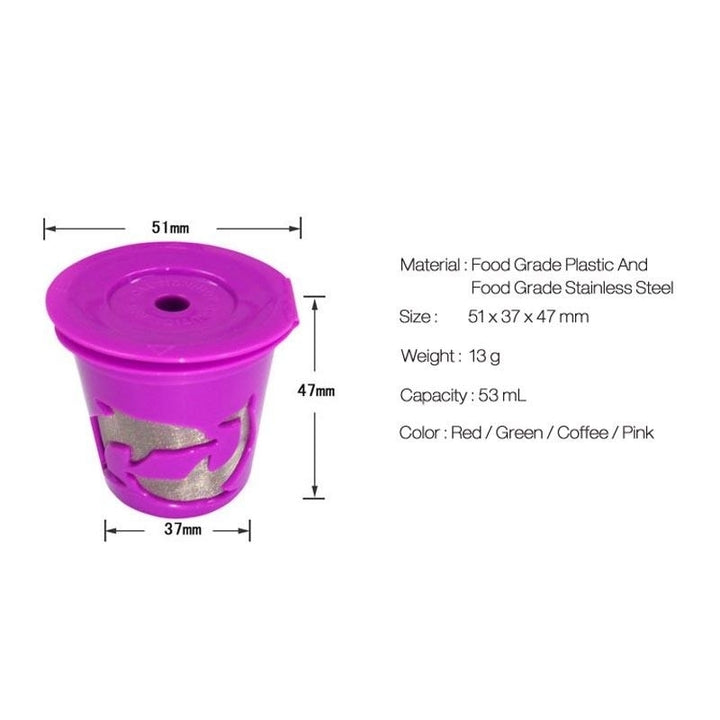 13 Refillable Coffee Capsule Cup Multiple Color Doiphin Reusable Refilling Filter For N Image 9