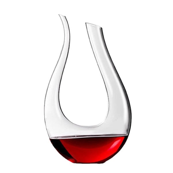 1200ml Luxurious Crystal Glass U-shaped Horn Wine Decanter Wine Pourer Red Wine Carafe Aerator Image 1