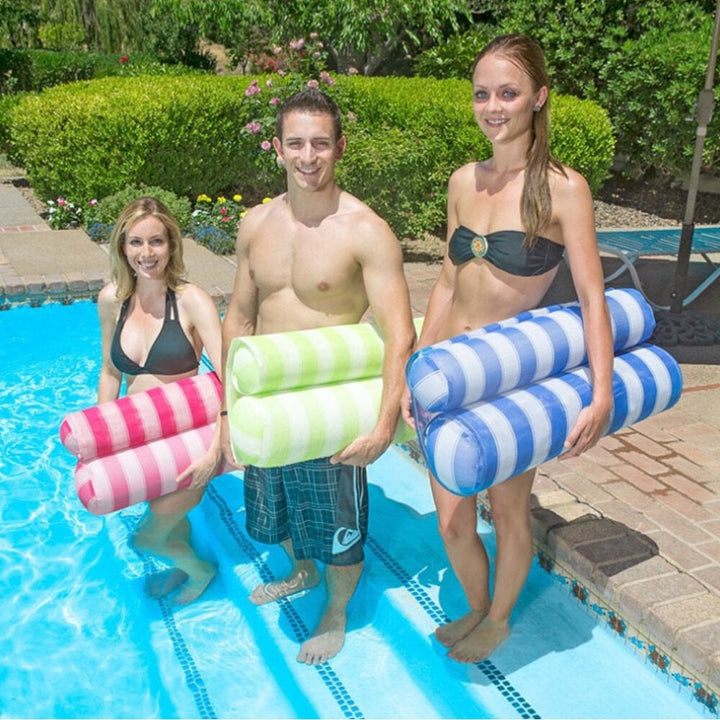 12065CM Hammock Foldable Dual-use Backrest Inflatable Toys Water Play Lounge Chair Floating Bed Leisure Toy with Image 7