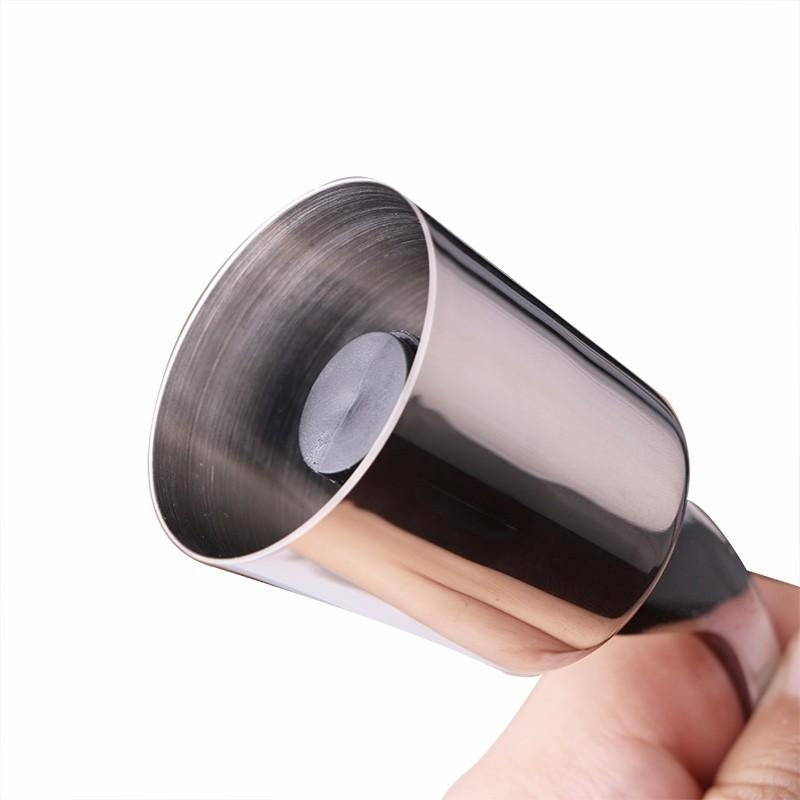 1pc Wine Vacuum Bottle Stopper Stainless Steel Home Bar Wine Collection Red Wine Cha Image 2