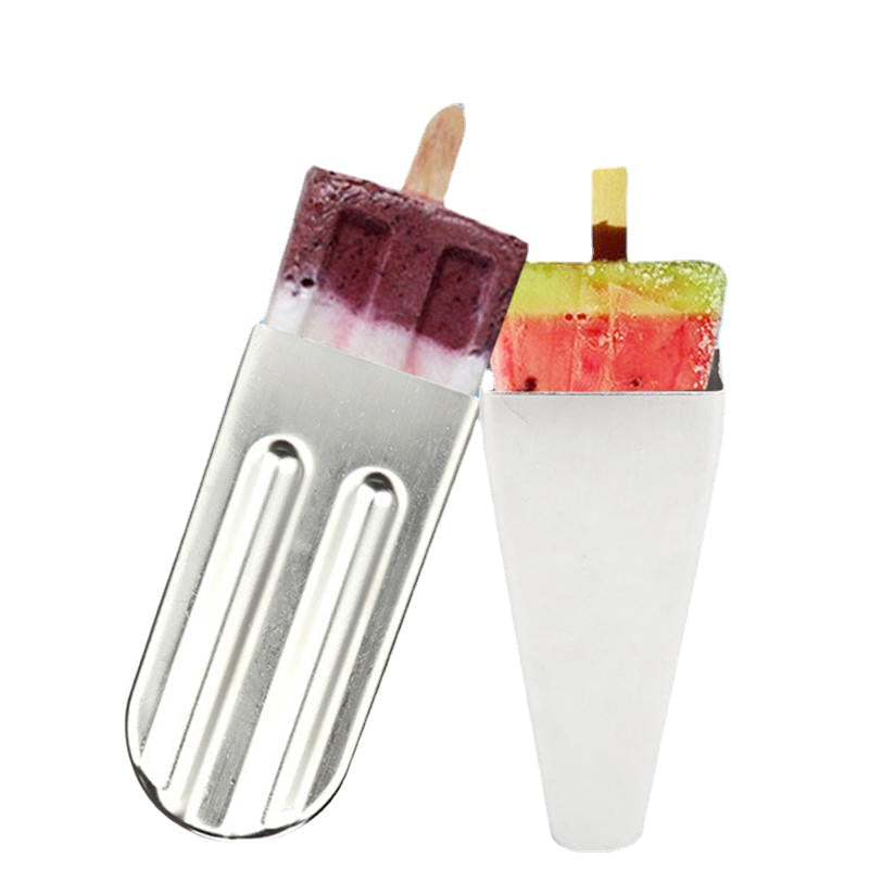 1pc DIY Ice Cream Pop Mold Popsicle Lolly Mould Stainless Steel Ice Cube Tray Pan Image 1