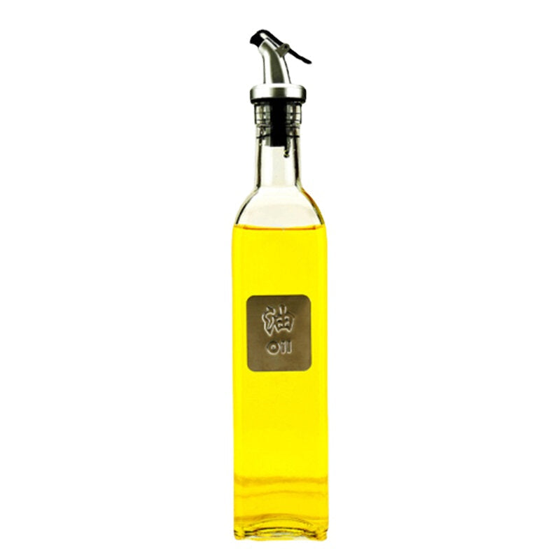 1Pc Glass Sauce Vinegar Oil Bottle Oil Dispenser Container Gravy Boats Condiment Seasoning Bottle Olive Oil Dispenser Image 3