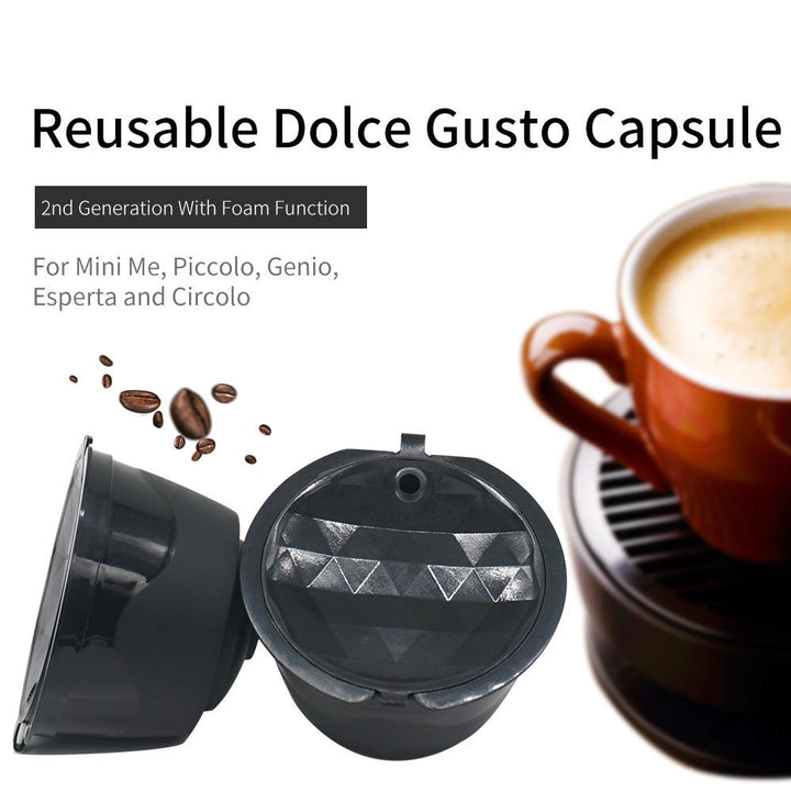 15 Refillable Coffee Capsule Cup Reusable Refilling Filter For Nespresso Machine Kitche Image 7