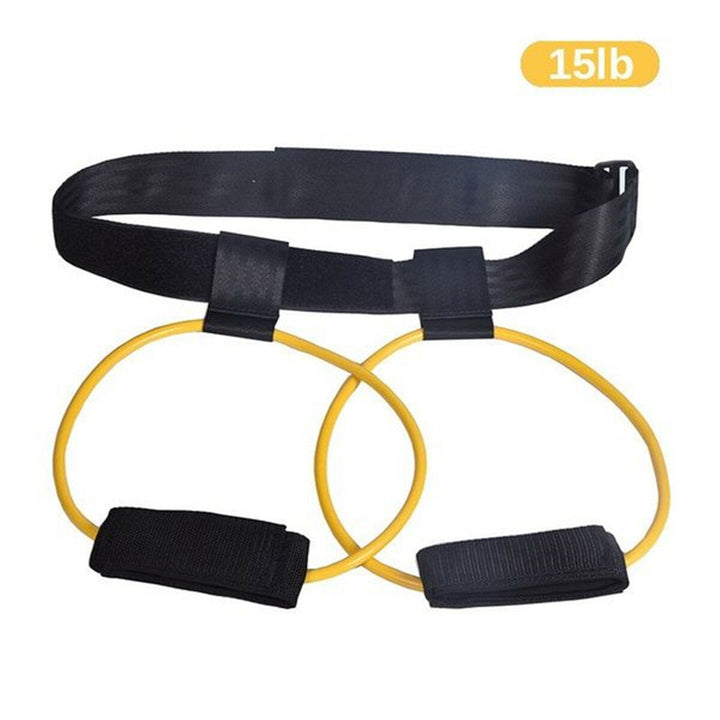 15-35lb Adjustable Fitness Resistance Bands Elastic Band Butt Legs Muscle Training Band Image 1