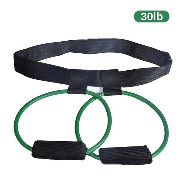 15-35lb Adjustable Fitness Resistance Bands Elastic Band Butt Legs Muscle Training Band Image 4
