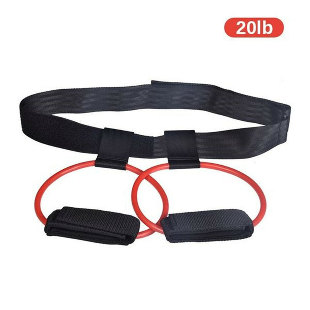 15-35lb Adjustable Fitness Resistance Bands Elastic Band Butt Legs Muscle Training Band Image 8