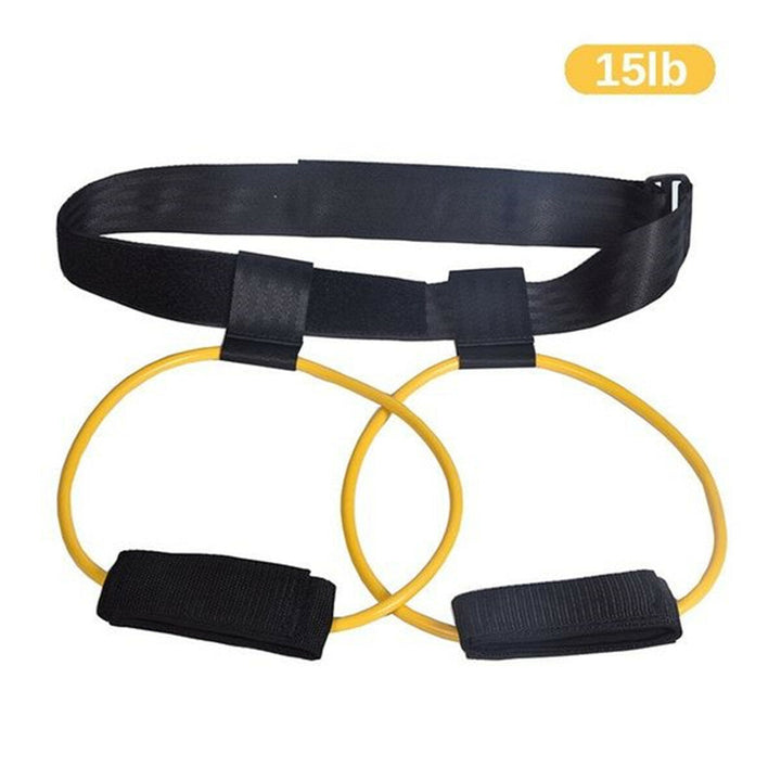 15-35lb Adjustable Fitness Resistance Bands Elastic Band Butt Legs Muscle Training Band Image 9