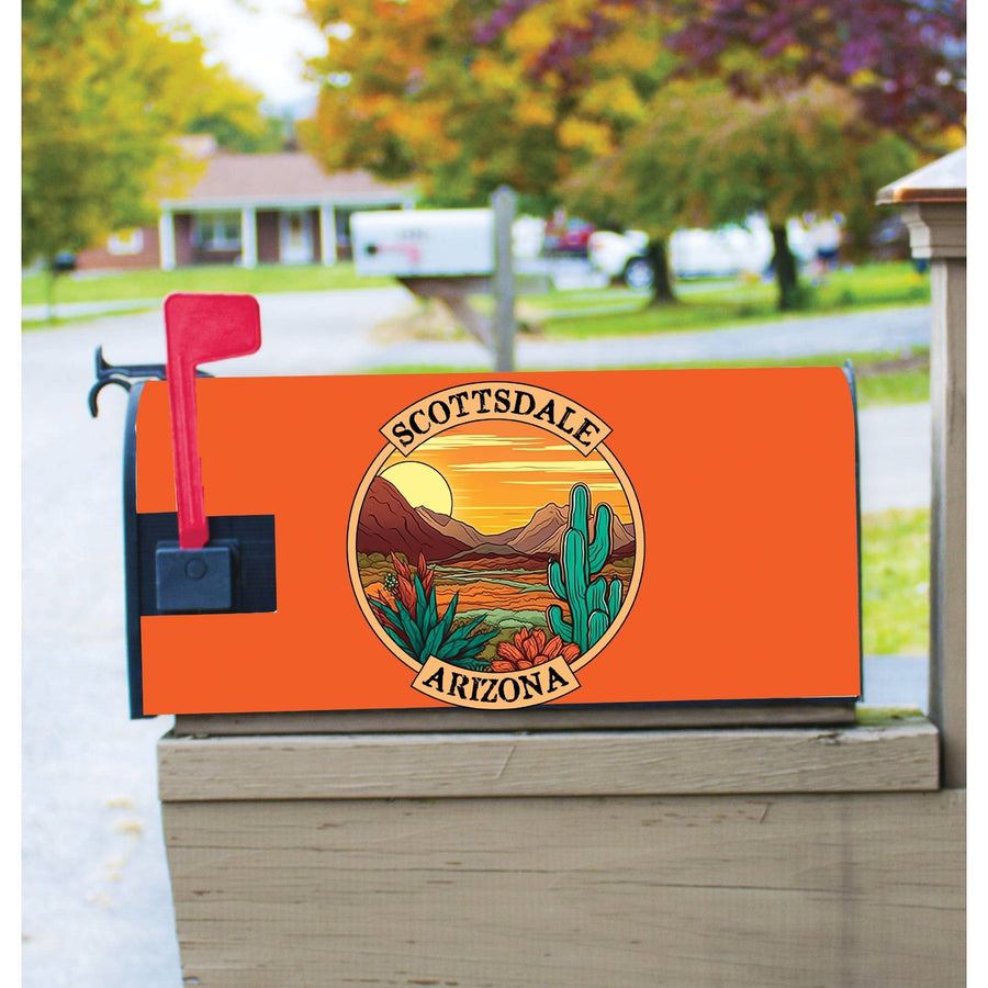 Scottsdale Arizona Design A Souvenir Magnetic Mailbox Cover Image 1