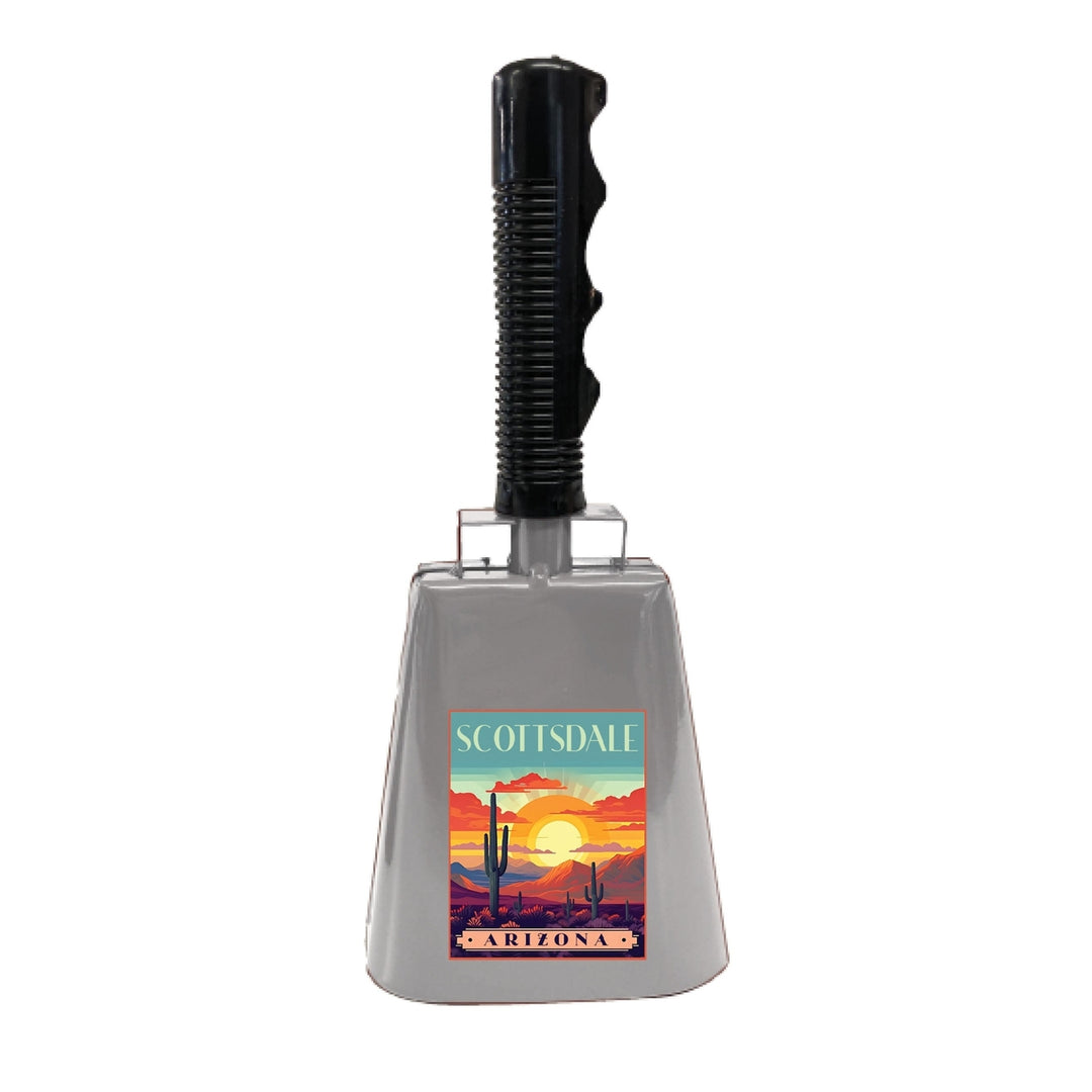 Scottsdale Arizona Design C Souvenir Destination Cowbell Image 1