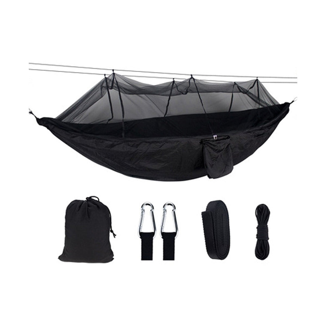 260x140cm Double Outdoor Travel Camping Hammock Bed WMosquito Net Kit Image 2
