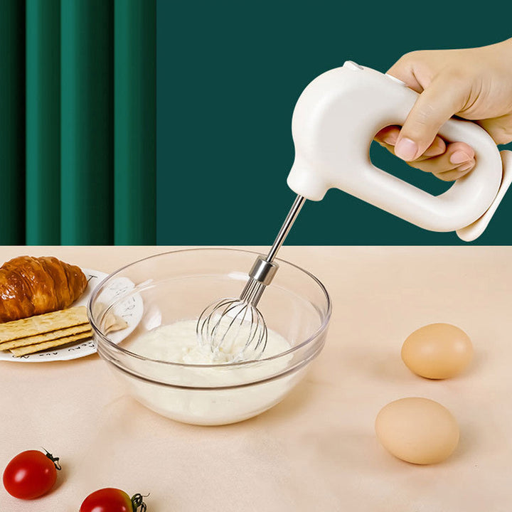 20W Wireless Electric Whisk Blender Portable Four-speed USB Charging Handheld Mixer Image 2