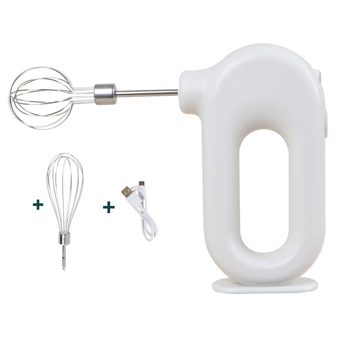 20W Wireless Electric Whisk Blender Portable Four-speed USB Charging Handheld Mixer Image 3