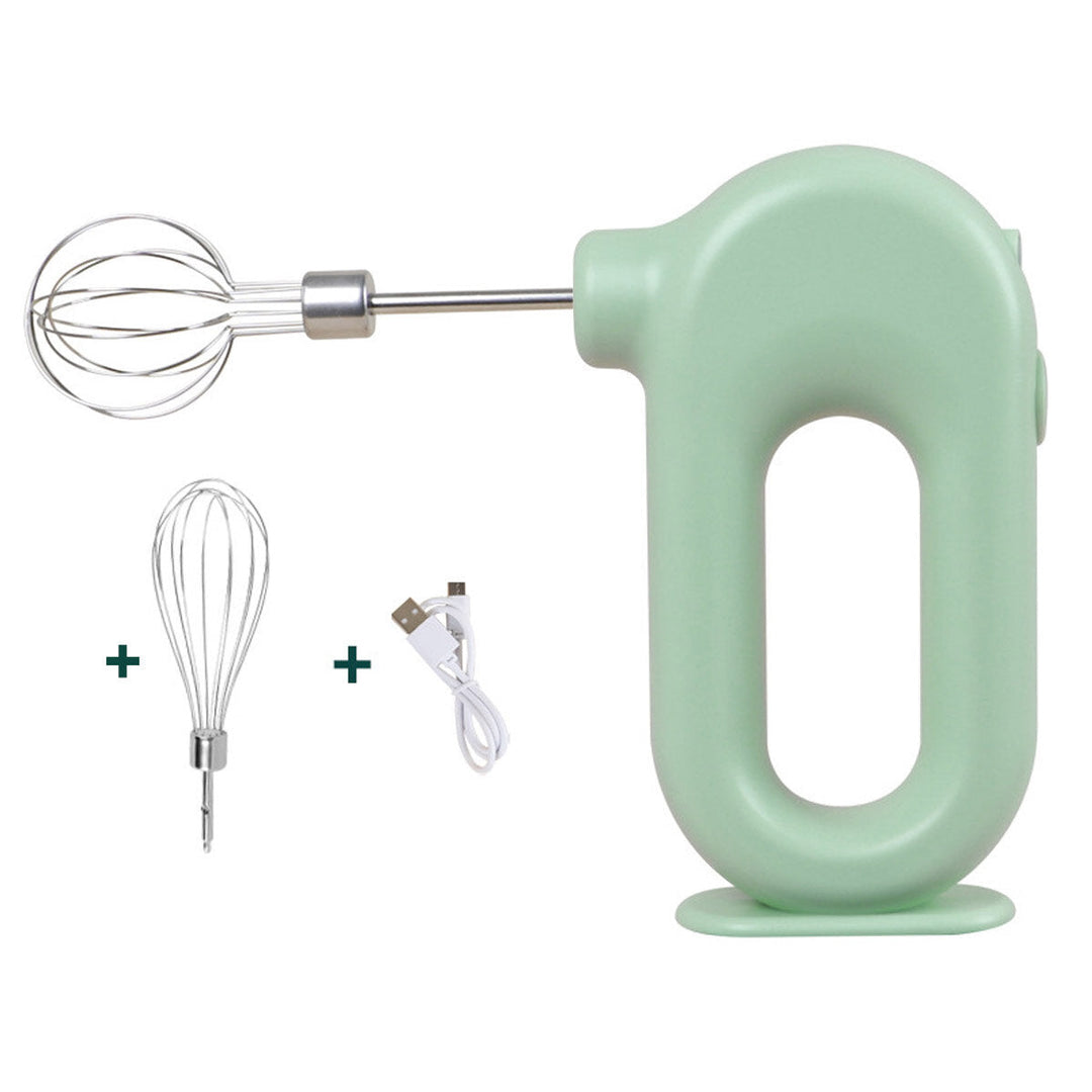 20W Wireless Electric Whisk Blender Portable Four-speed USB Charging Handheld Mixer Image 1