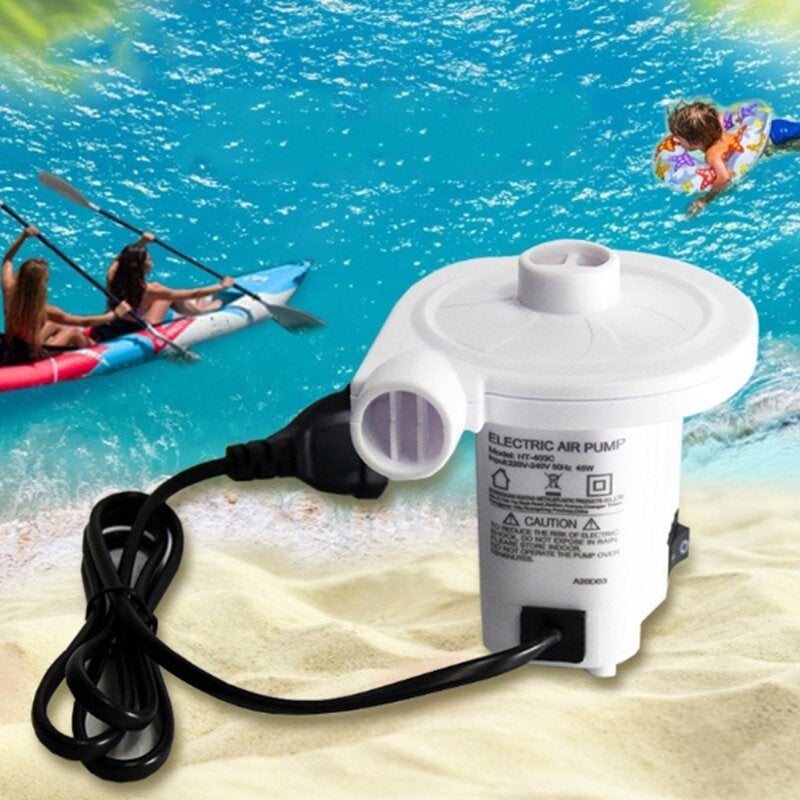 220V Portable Electric Pump Inflate Deflate Pump Quick Filling For Car Home Use Inflatable Pool Compression Bag Air Image 2