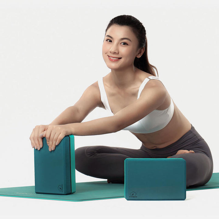 2PCS High Density EVA Yoga Blocks Sports Gym Body Shaping Health Training Fitness Exercise Tools Image 9