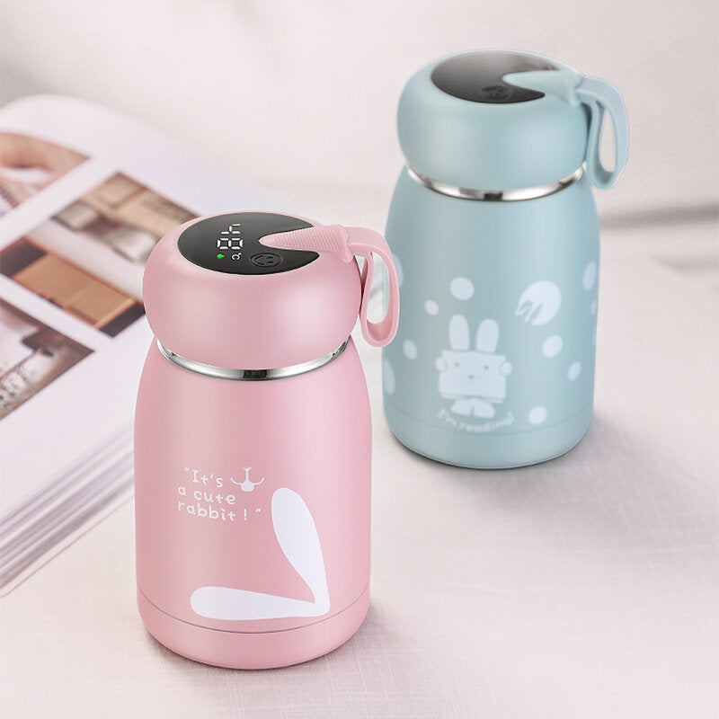 320ml Thermos Water Bottle Temperature Display Thermo Cup 304 Stainless Steel Smart Display Temperature Vacuum Flasks Image 4