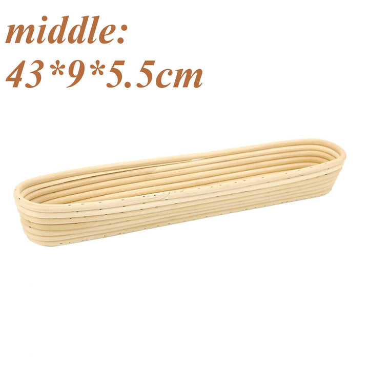 3 Size 1-3 Pcs Breadboard Proofing Proving BasketsRattan Banneton Brotform Dough Image 10