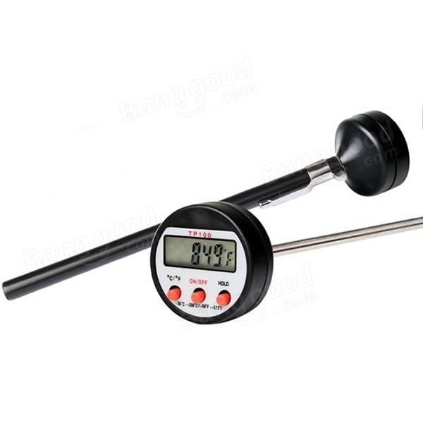 304 Stainless Steel Food BBQ Probe Thermometer Barbecue Meat Thermometer Kitchen Measuring Tool Image 1