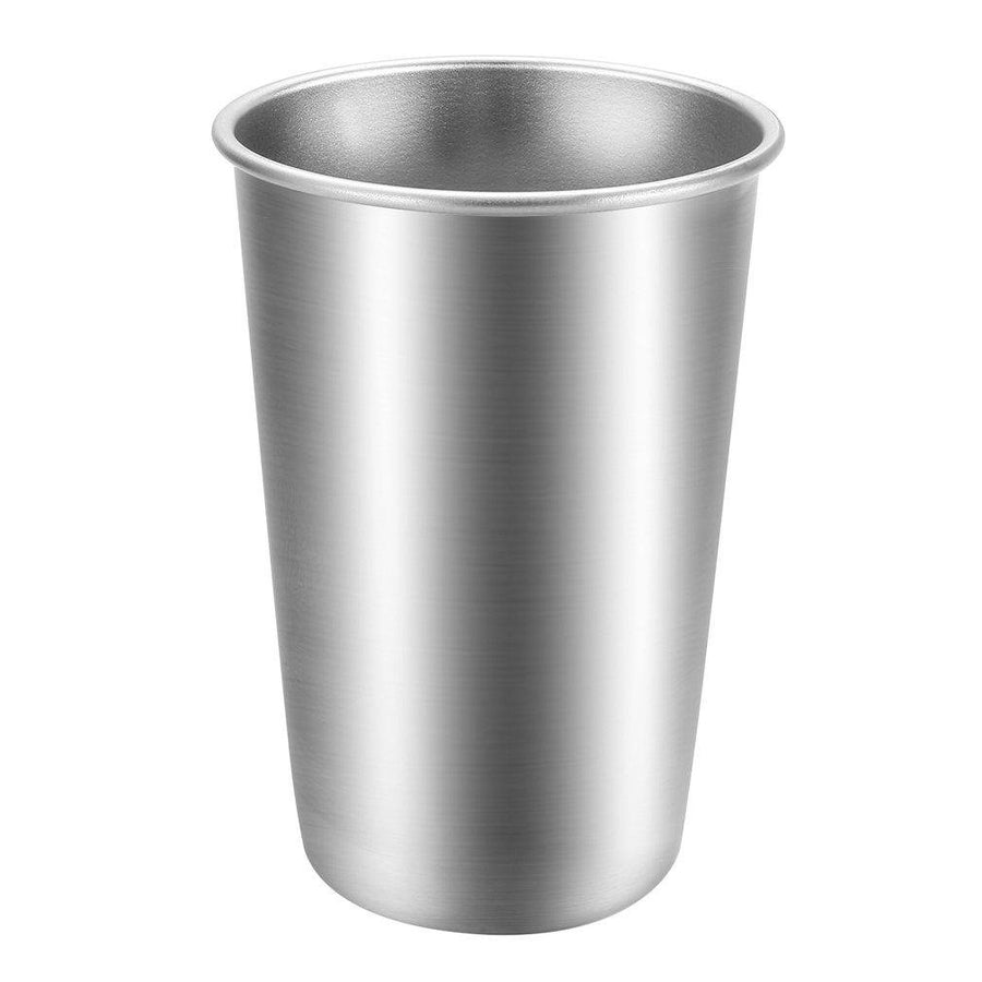 304 Stainless Steel Cup Mug Single Layer Cup Drink Cup Milk Cup 500ml Home Kitchen Drinkware Water Cup Image 1