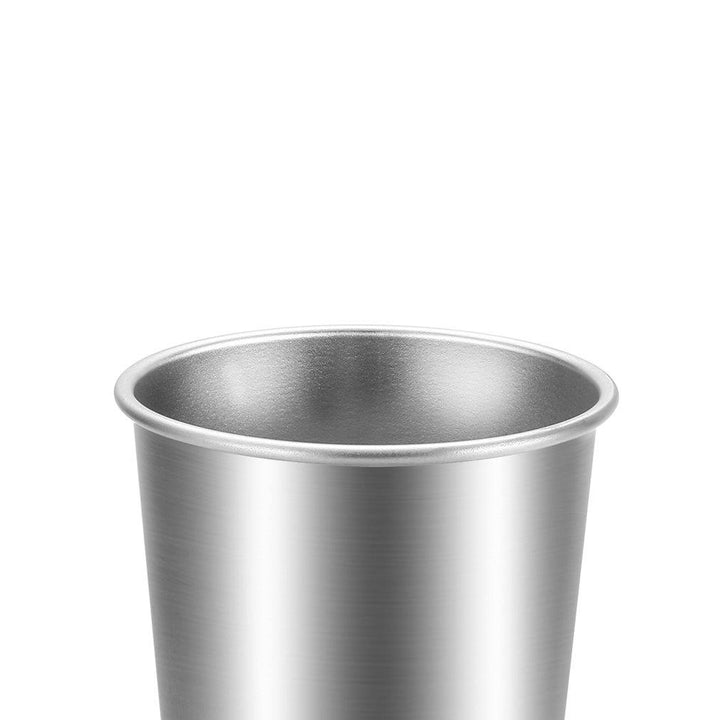 304 Stainless Steel Cup Mug Single Layer Cup Drink Cup Milk Cup 500ml Home Kitchen Drinkware Water Cup Image 2