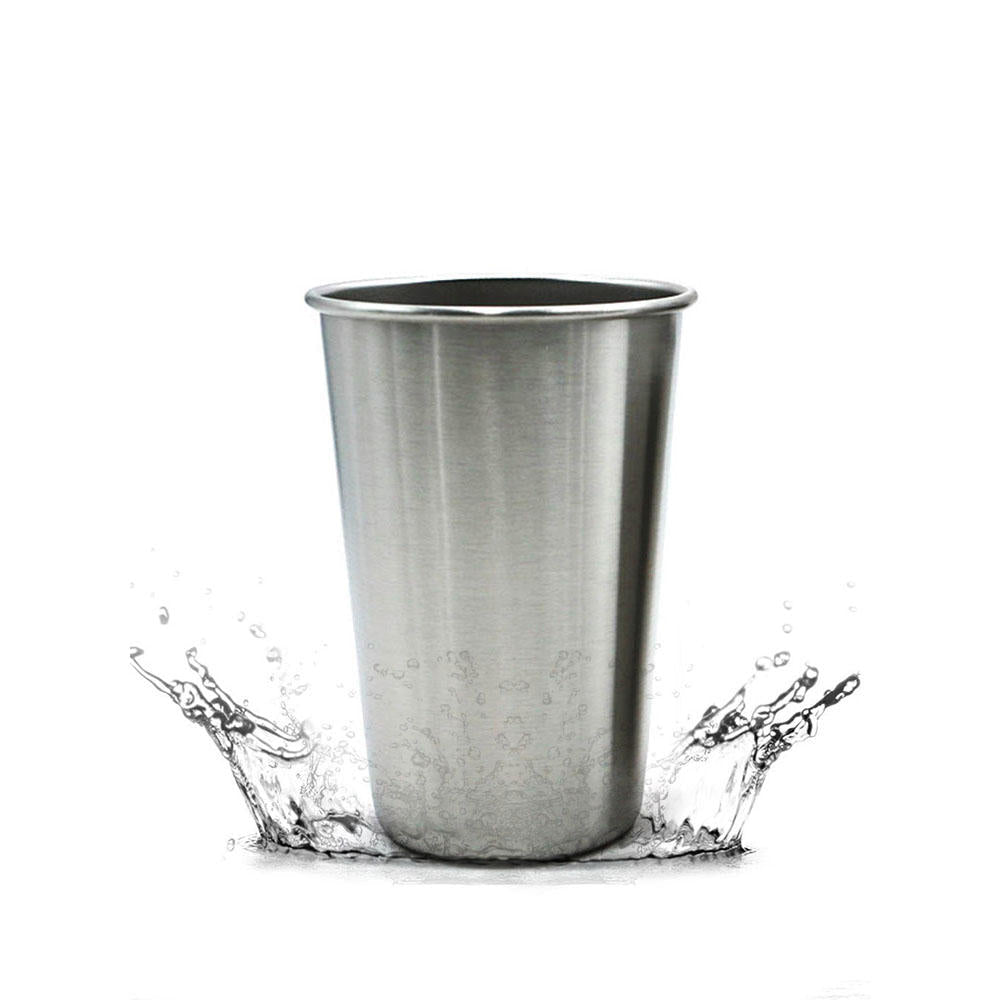 304 Stainless Steel Cup Mug Single Layer Cup Drink Cup Milk Cup 500ml Home Kitchen Drinkware Water Cup Image 4