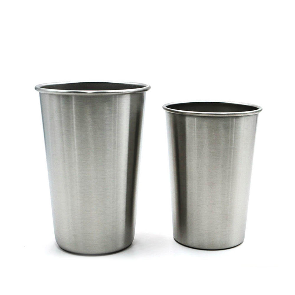 304 Stainless Steel Cup Mug Single Layer Cup Drink Cup Milk Cup 500ml Home Kitchen Drinkware Water Cup Image 6