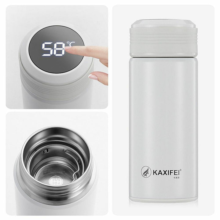 300ML Smart Stainless Steel Insulation Vacuum Bottle LED Touch Screen Temperature Display Vacuum Cup IPX7 Waterproof Image 4
