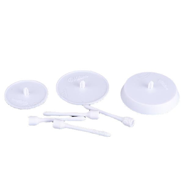 4pcs Cup Cake Stand Icing Cream Flower Decorating Nail Set Baking Tools Image 1