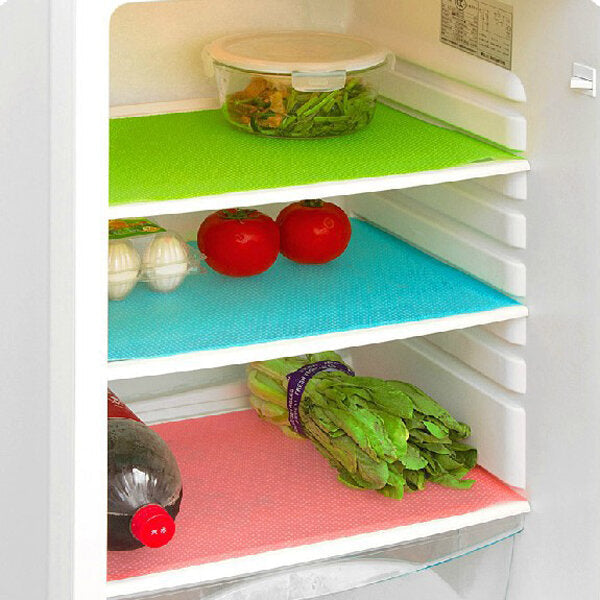4Pcs 4529cm Regrigerator Pad Oil-proof Moisture Proof Anti-bacteria Cabinet Drawer Mat Image 2