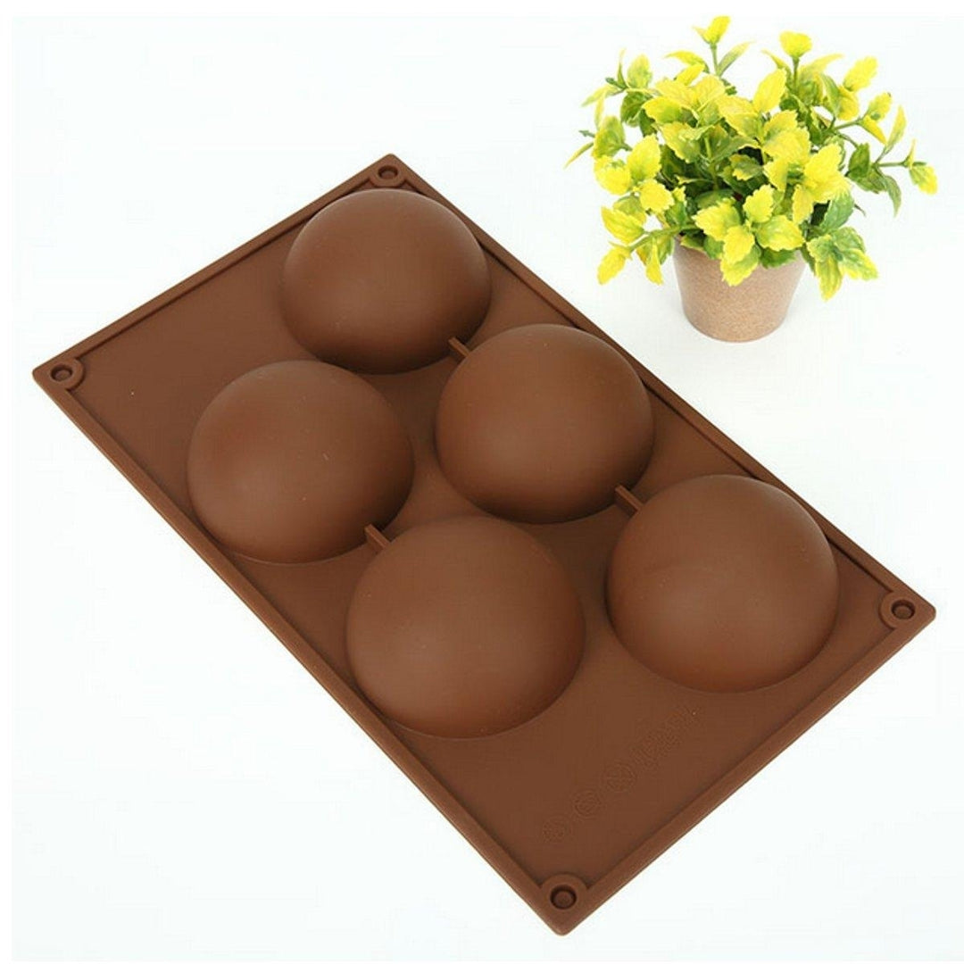 5 Cavity Silicone Bread Cake Chocolate Fondant Mold Mousse Pastry Baking Tools Image 3