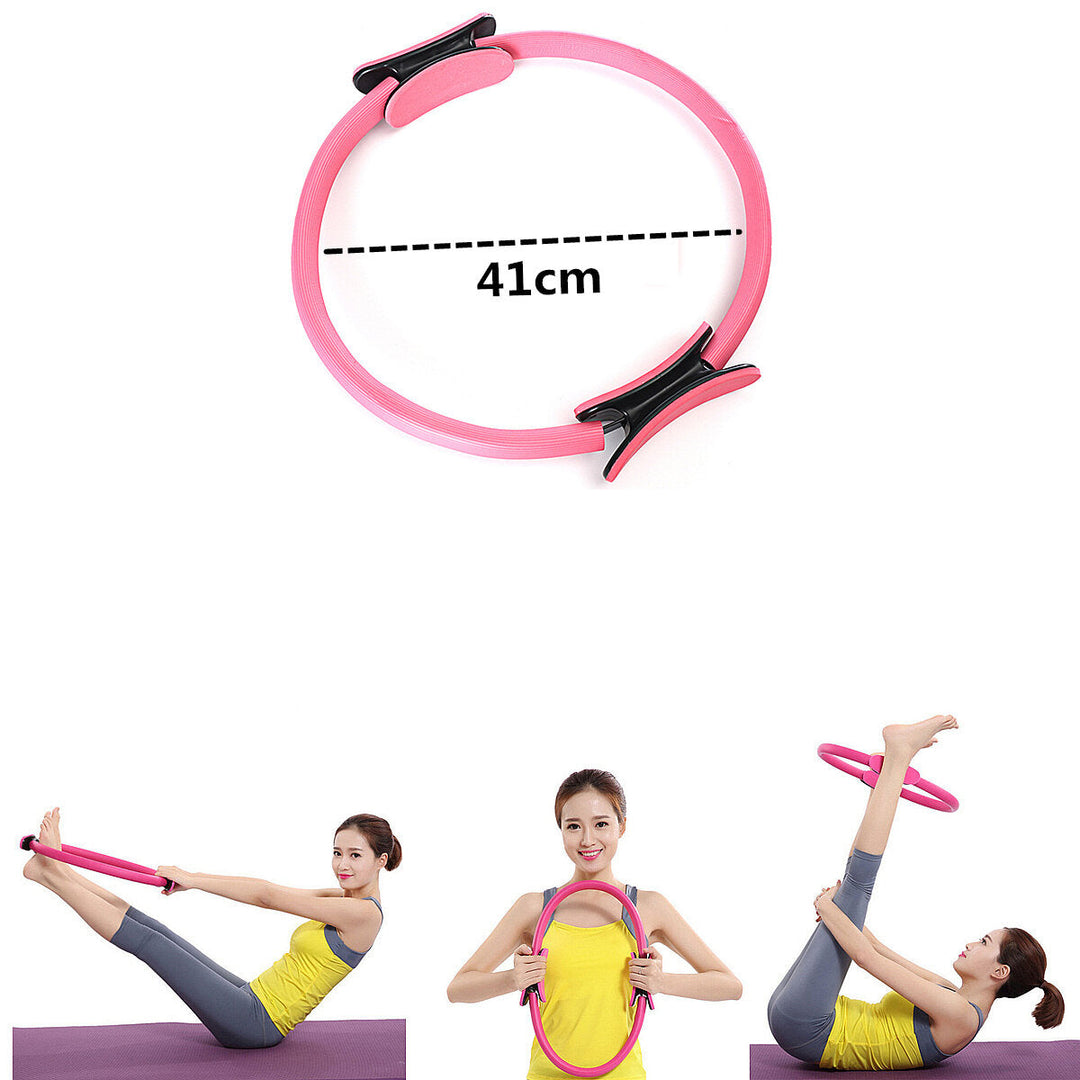 5 Pcs Mix Resistance Bands Pilates Ring Elastic Band Fitness Yoga Exercise Tools Image 8