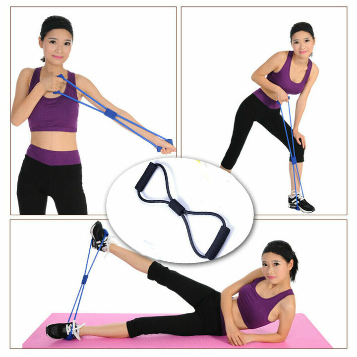 5 Pcs Mix Resistance Bands Pilates Ring Elastic Band Fitness Yoga Exercise Tools Image 10