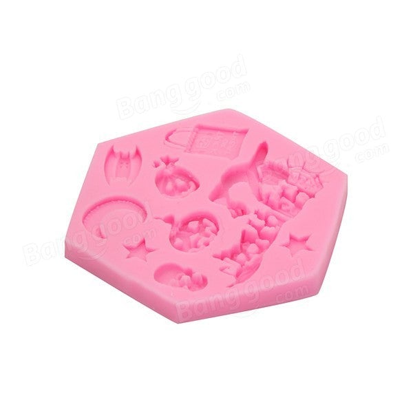 3D Coconut Palm Silicone Mold Fondant Mould Creative Baking Tools Accessories Image 2