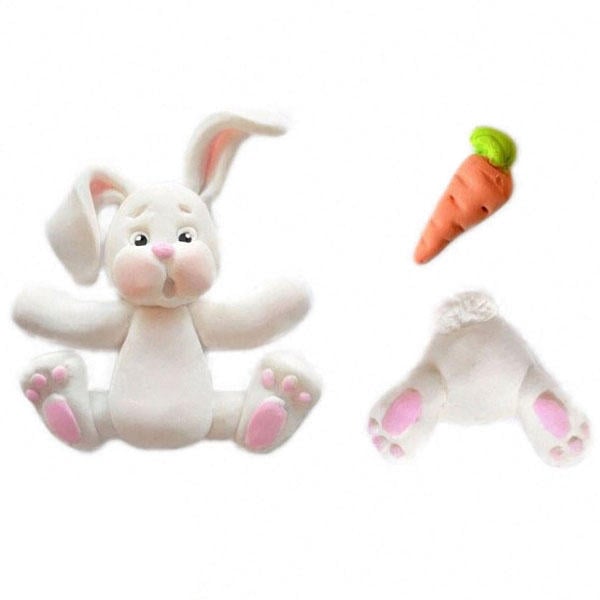 3D RABBIT Easter Bunny Silicone Mould Fondant Cake Baking Molds M116 Kitchen Accessories Image 6