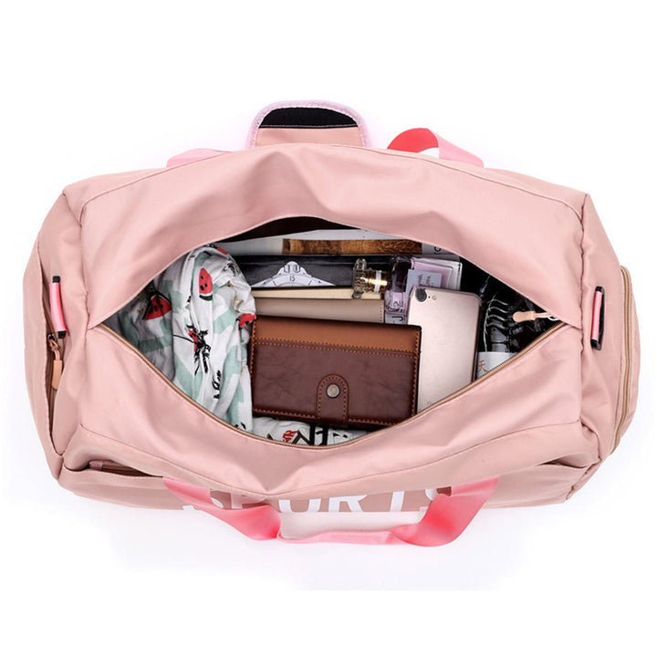 3PCS Waterproof Shoulder Bag Wet-dry Seperation Shoes Bag Fitness Yoga Handbag Luggage Bag Image 3
