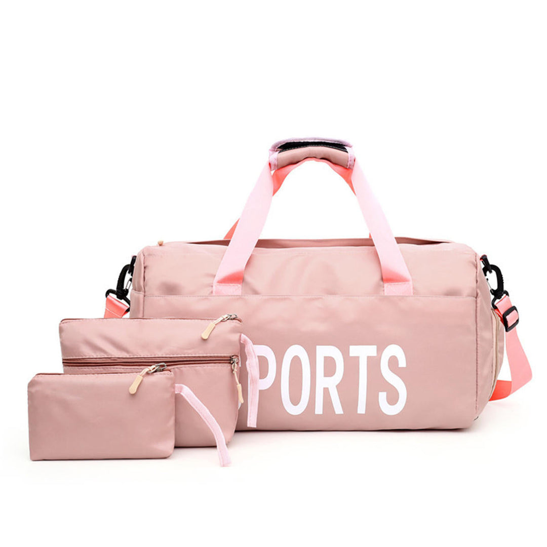3PCS Waterproof Shoulder Bag Wet-dry Seperation Shoes Bag Fitness Yoga Handbag Luggage Bag Image 6