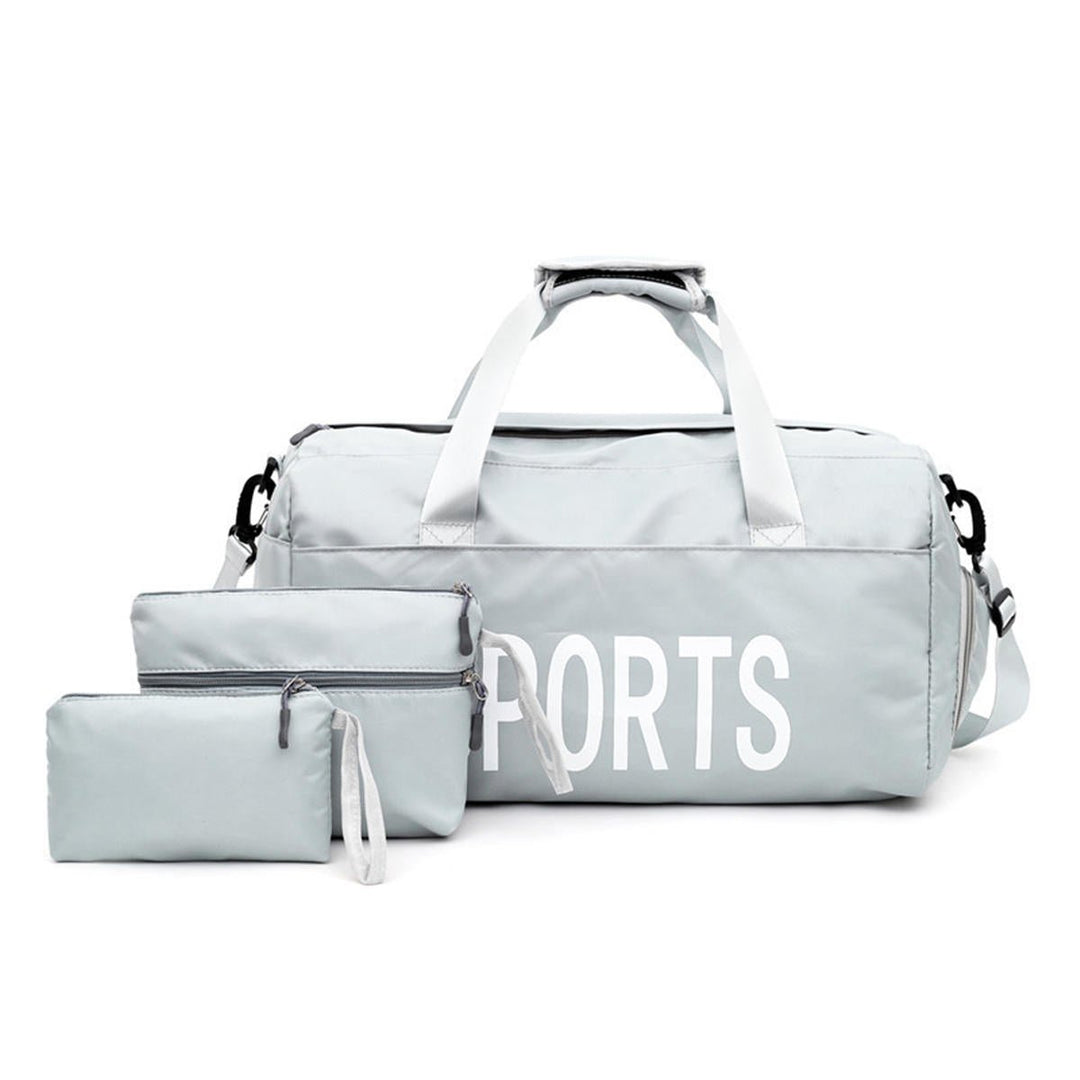 3PCS Waterproof Shoulder Bag Wet-dry Seperation Shoes Bag Fitness Yoga Handbag Luggage Bag Image 8