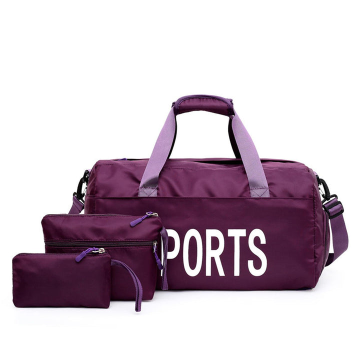 3PCS Waterproof Shoulder Bag Wet-dry Seperation Shoes Bag Fitness Yoga Handbag Luggage Bag Image 1