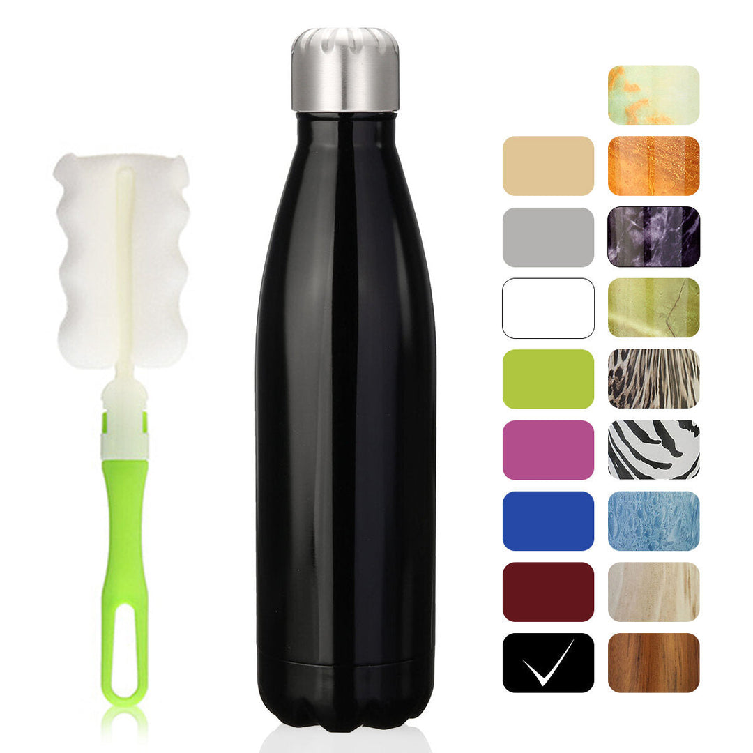 500ml Insulated Stainless Steel Water Vacuum Bottle Double-Walled for Outdoor Sports Hiking Running Image 10