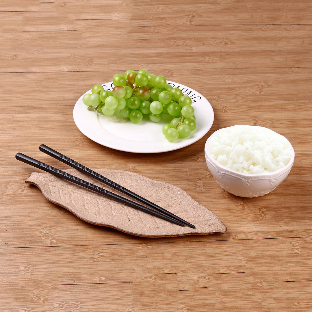 5Pairs (10 PCS) Alloy Non-Slip Reusable Chopsticks Sushi Set Chinese Food Chop Sticks Tableware Image 3